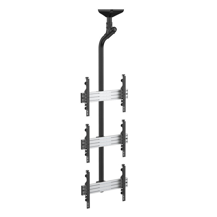 Kimex 031-4301K1 - Ceiling Support for 3 Tv Screens 43"-55", Height 225cm