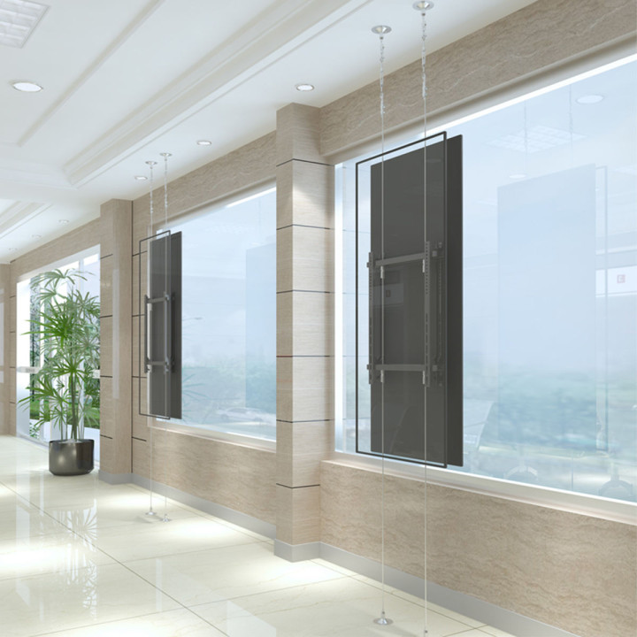 Kimex 032-2026 - Wired Support 2 Back to Back TV Screens 42"- 75" 6m