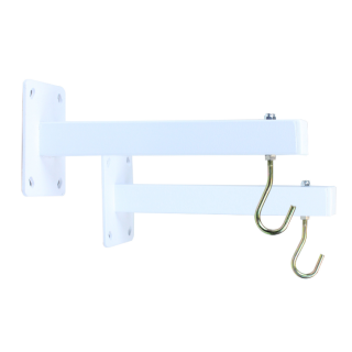 Kimex 040-1001 - Fixing Brackets for Projection Screen, White