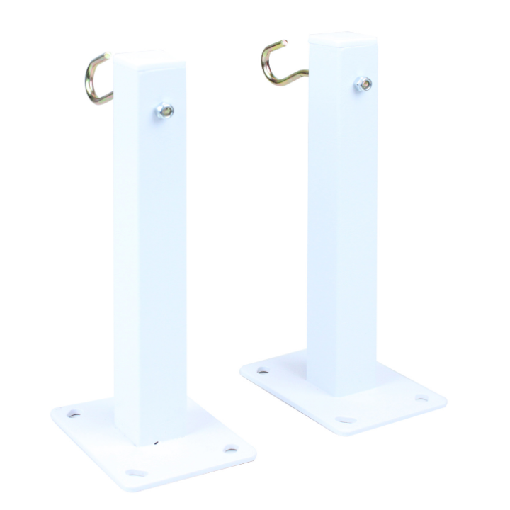 Kimex 040-1001 - Fixing Brackets for Projection Screen, White