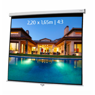 Kimex 041-3404 - Manual Projection Screen 2.20x1.65m 4: 3