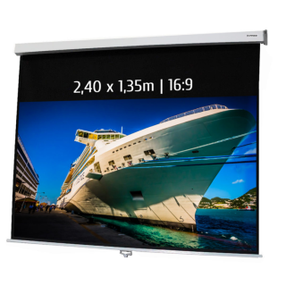 Kimex 041-3415 - Manual Projection Screen 2.40x1.35m 16: 9