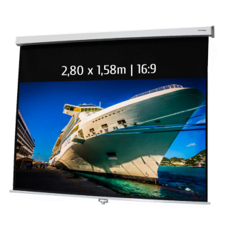 Kimex 041-3417 - Manual Projection Screen 2.80x1.58m 16: 9