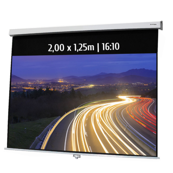 Kimex 041-3433 - Manual Projection Screen 2.00x1.25m 16:10