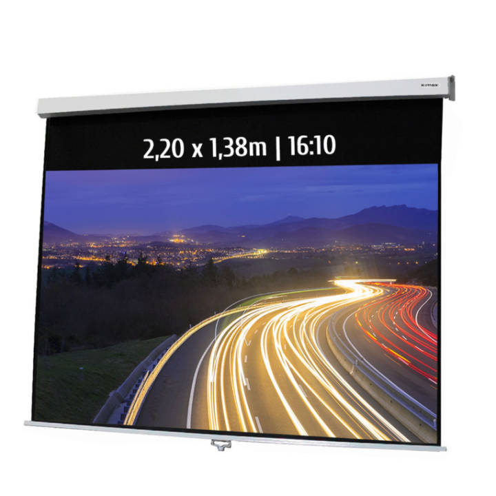 Kimex 041-3434 - Manual Projection Screen 2.20x1.38m 16:10