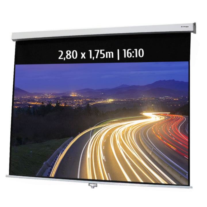 Kimex 041-3437 - Manual Projection Screen 2.80x1.75m 16:10