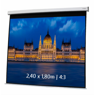 Kimex 042-3405 - Motorized Projection Screen 2.40x1.80m 4: 3