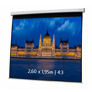 Kimex 042-3406 - Motorized Projection Screen 2.60x1.95m 4: 3