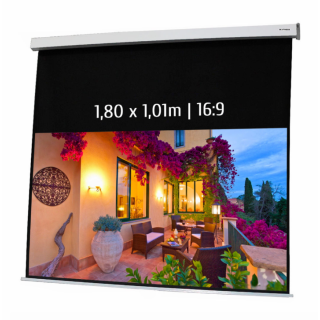 Kimex 042-3412 - Motorized Projection Screen 1,80x1,01m 16: 9