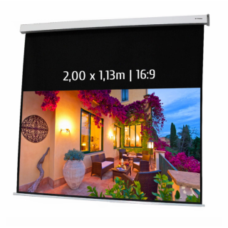 Kimex 042-3413 - Motorized Projection Screen 2.00x1.13m 16: 9