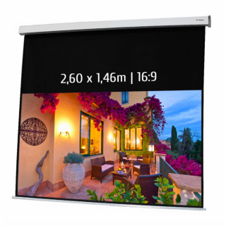 Kimex 042-3416 - Motorized Projection Screen 2.60x1.46m 16: 9