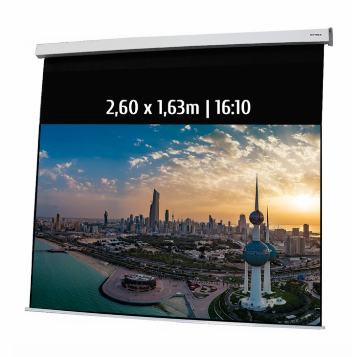 Kimex 042-3436 - Motorized Projection Screen 2.60x1.63m 16:10