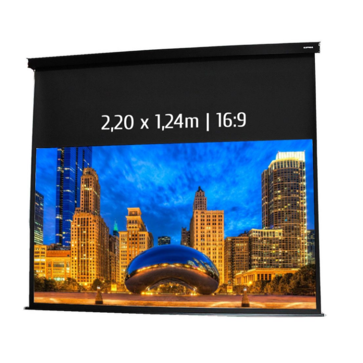Kimex 042-3514 - Motorized Projection Screen 2.20x1.24m 16: 9