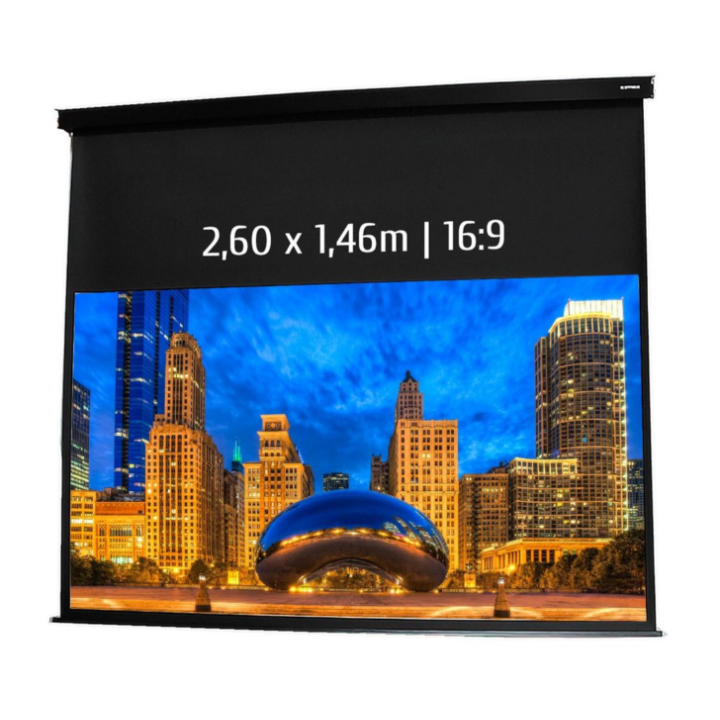 Kimex 042-3516 - Motorized Projection Screen 2.60x1.46m 16: 9