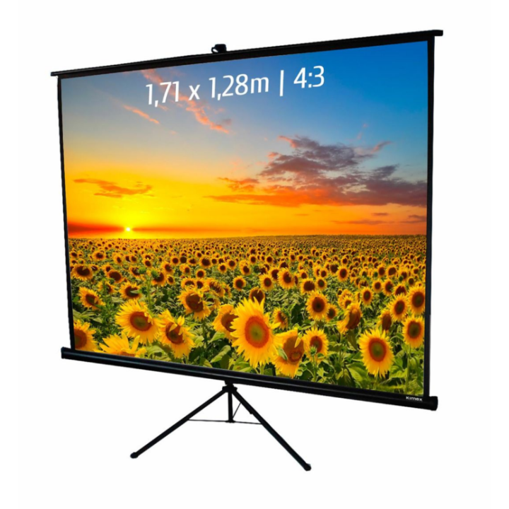 Kimex 043-2003 - Projection Screen 1.71x1.28m 4: 3 Tripod