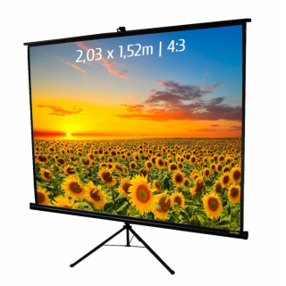 Kimex 043-2004 - Projection Screen Tripod 2,03x1,52m 4: 3