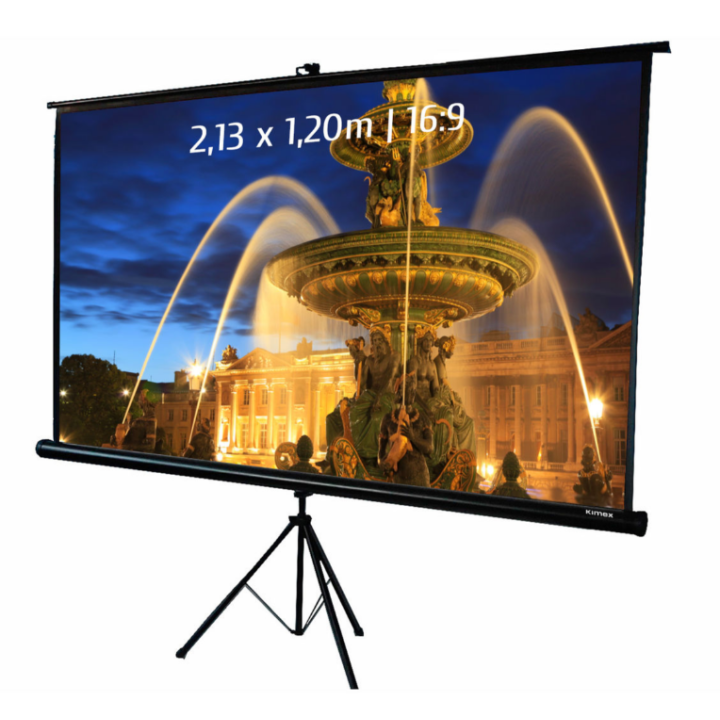 Kimex 043-2014 - Projection Screen Tripod 2,13x1,20m 16: 9