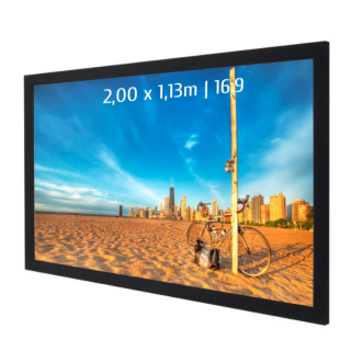 Kimex 044-3012 - Projection Screen on Frame 2.00x1.13m 16: 9
