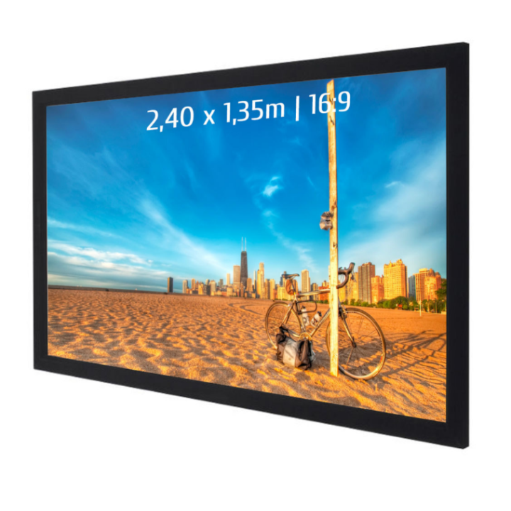 Kimex 044-3014 - Projection Screen on Frame 2.40x1.35m 16: 9