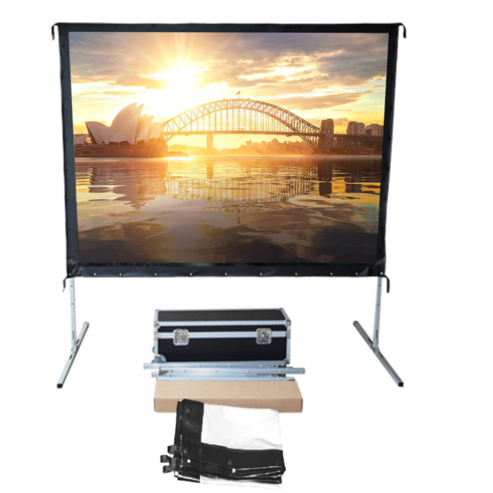 Kimex 046-1904 - Front Projection Screen Suitcase Screen 2,03x1,52m 4: 3