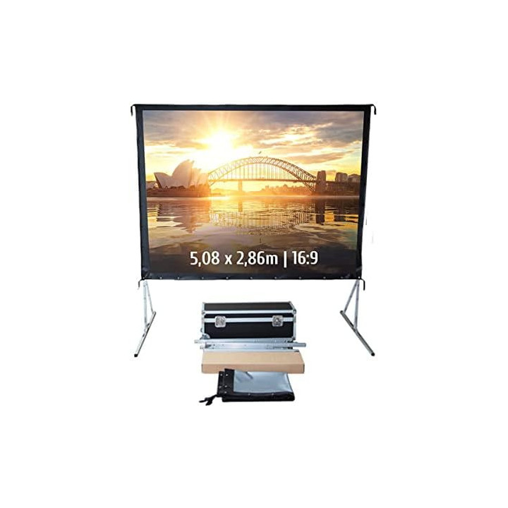 Kimex 046-2019K - Projection Screen 5.08x2.86m 16: 9 Rear Canvas