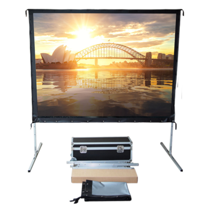 Kimex 046-2915 - Rear Projection Screen Suitcase Screen 2.44x1.37m 16: 9