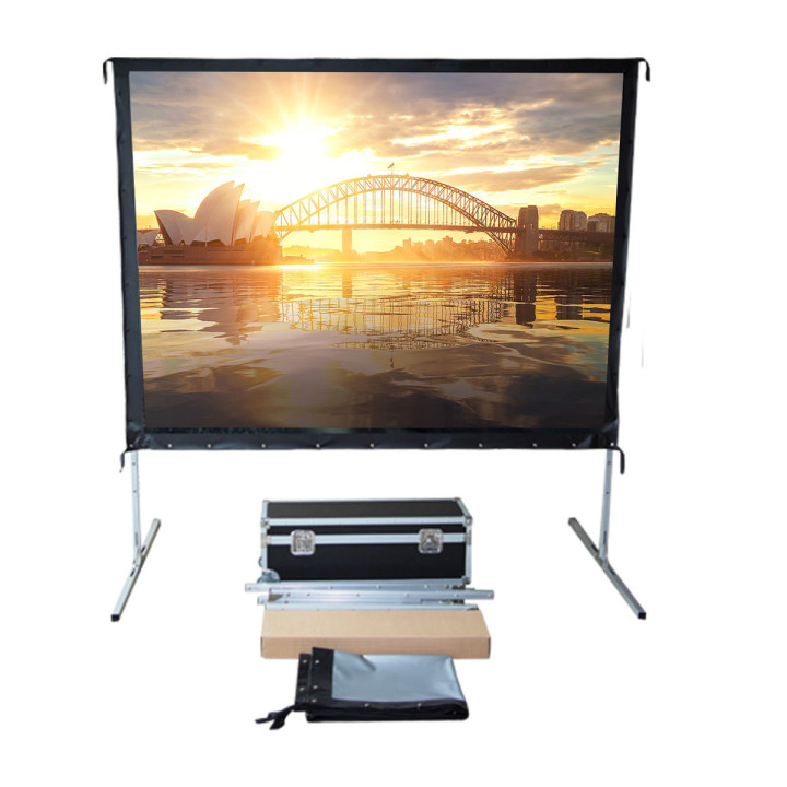 Kimex 046-2918 - Rear Projection Screen Screen Suitcase 4,07x2,29m 16: 9