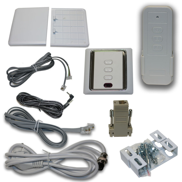 Kimex 048-1502W - Built-in Motorized Projection Screen 2.00x1.50m 4: 3 Wi-Fi