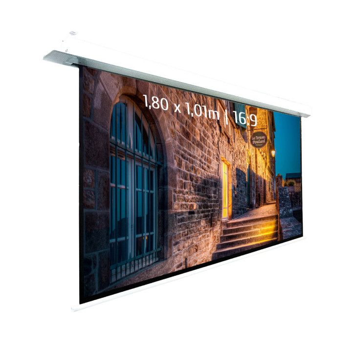 Kimex 048-1511W - Motorized Built-in Projection Screen 1,80x1,01m 16: 9 Wi-Fi