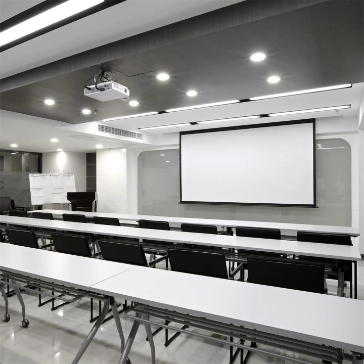 Kimex 048-5017W - Motorized Built-in Tensioned Projection Screen 3.00x1.69m 16: 9 Wi-Fi