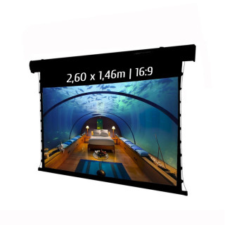 Kimex 049-3615W - Motorized Tensioned Projection Screen 2.60x1.46m 16: 9 Wi-Fi Carter Black