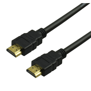 Kimex 060-6010 - HDMI 2.0 Cable, 4K 60HZ, Male/Male, Gold Plated, Length 1m