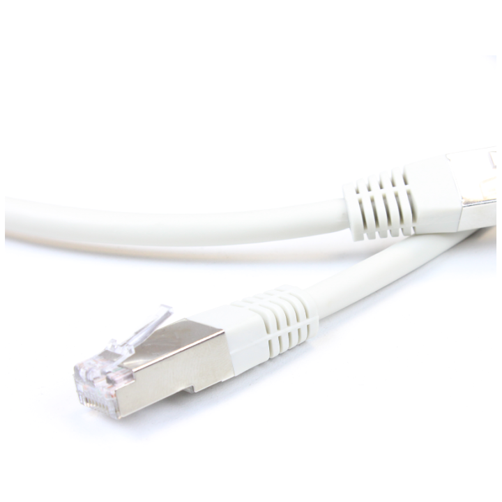 Kimex 065-0050 - RJ45 Cable F / UTP cat.6 Straight Cu Gray 5m