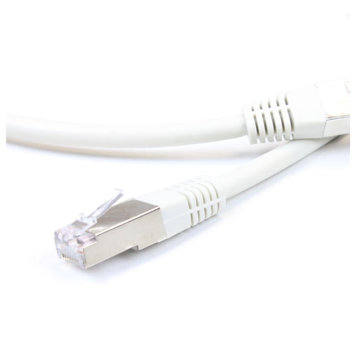 Kimex 065-0150 - RJ45 Cable F / UTP cat.6 Straight Cu Gray 15m