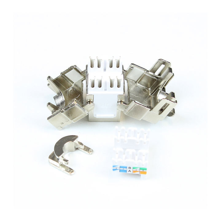 Kimex 068-0001 - 100% Keystone Shielded RJ45 Cat.6a Socket