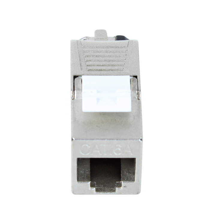 Kimex 068-0002 - RJ45 Cat.6a 100% Shielded Keystone Socket with Locking