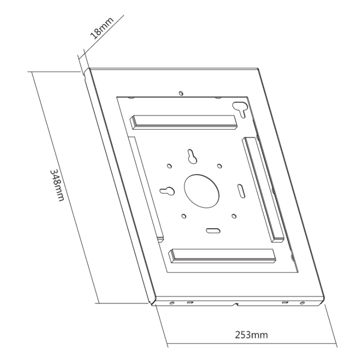 Kimex 091-3041 - iPad Pro 12.9" Generation 3 Tablet Holder White
