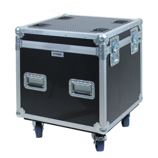 Kimex 100-0406 -  Trunk-Type Flight Case 60x60x60cm + Storage