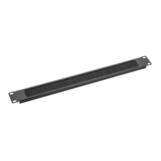 Kimex 110-0187 - Brushed Cable Management Strip for 19" 1U Rack
