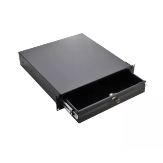 Kimex 110-0189 - Keyed Storage Drawer for 19" Rack Height 2U