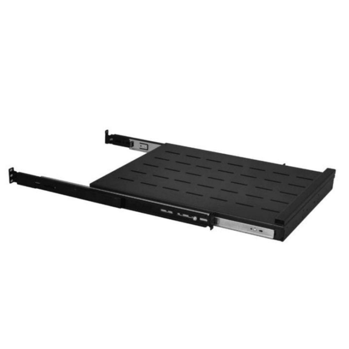 Kimex 110-0190 - Sliding Shelf for 19" 1U Rack and Patch Bay