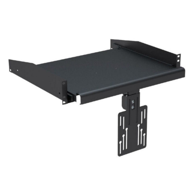 Kimex 110-0198 - Sliding Shelf With Screen Fixing for Rack and 19" 2U Bay
