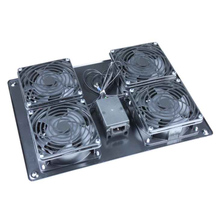 Kimex 110-0203 - 4 Roof Fan Unit for 19" Rack and Patch Bay