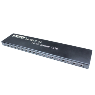 Kimex 130-2016 - Splitter HDMI2.0 & HDCP2.2 1 Input-16 Outputs EDID RS232 4K60HZ