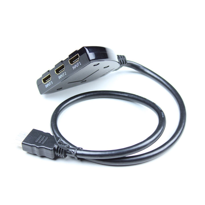 Kimex 131-1431 - HDMI Switcher 3 Inputs- 1 Output Ultra HD 4Kx2K Passive