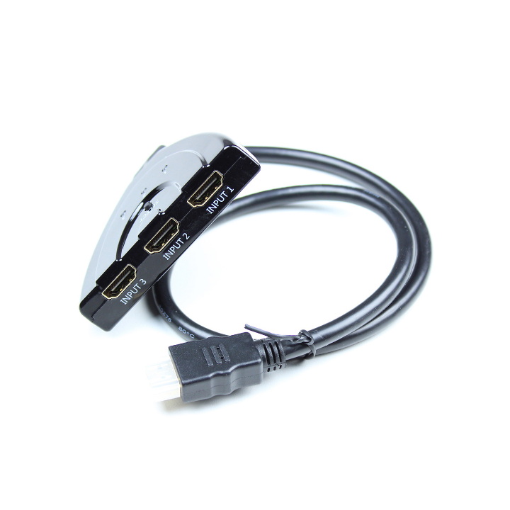 Kimex 131-1431 - HDMI Switcher 3 Inputs- 1 Output Ultra HD 4Kx2K Passive