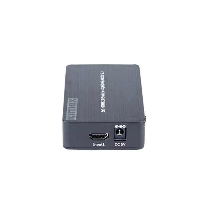 Kimex 131-2051 - Switcher 5 Inputs- 1 Output HDMI2.0 HDCP2.2 4K60HZ