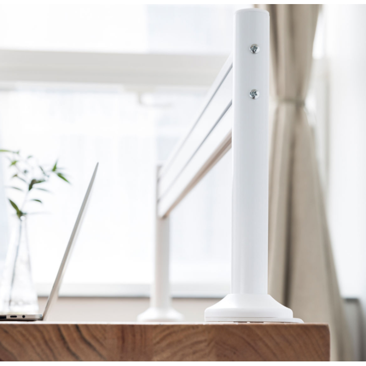 Kimex 150-3301K - Slatwall Mounting Rail Kit, 120cm + 2 Table Legs