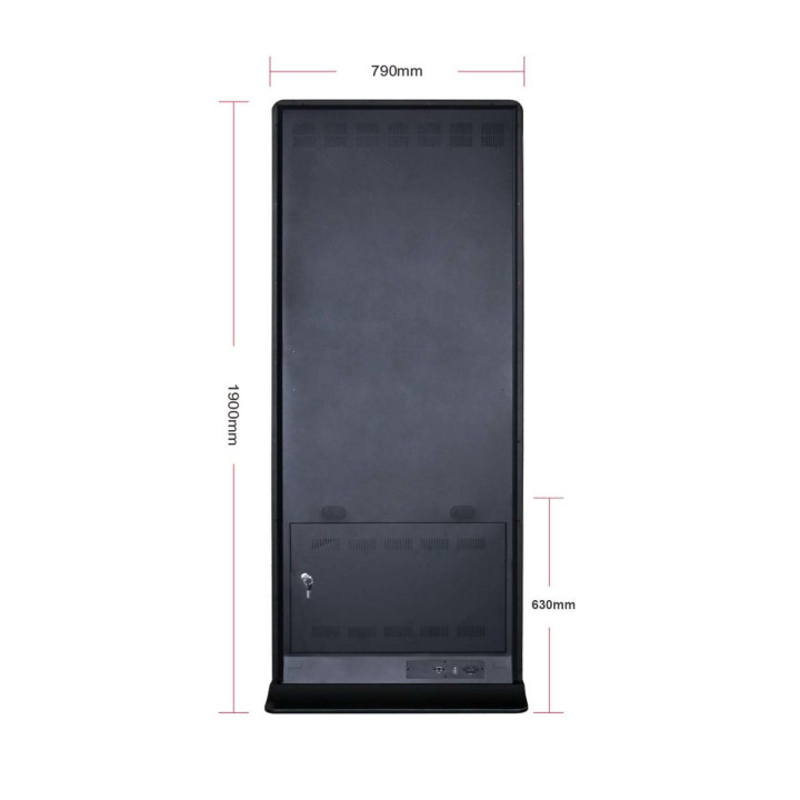 Kimex 161-5500T - Video Totem 55" FULL HD 500 cd 24/7 Indoor Touch