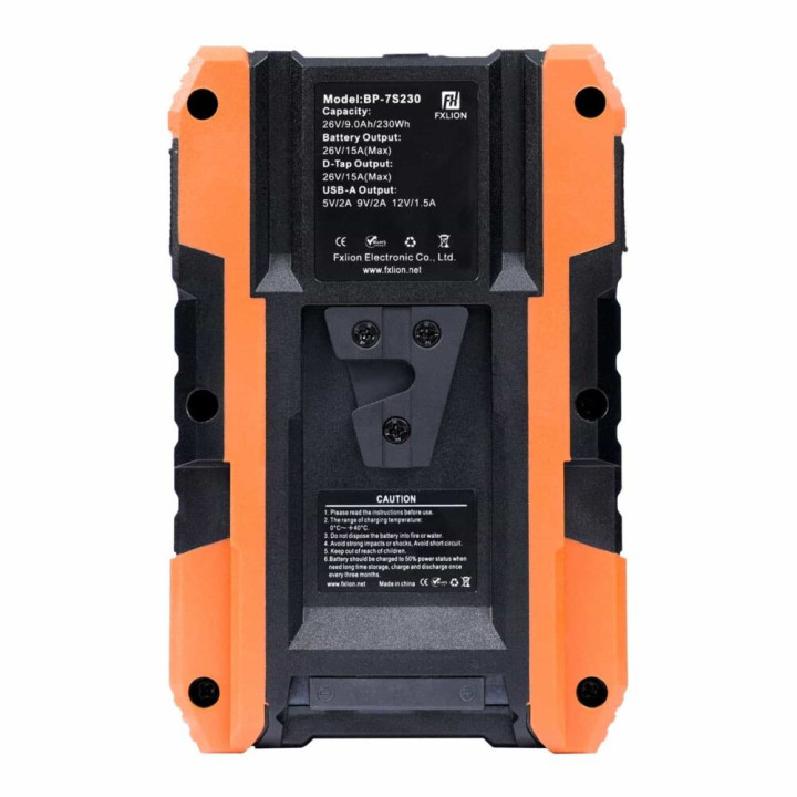FXLION BP-7S230 - High Power V-lock battery, 26V, 230Wh
